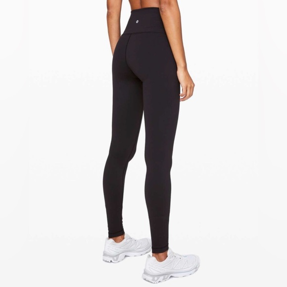 Gently used Lululemon Athletica full length wunder under black leggings c60416 - Picture 2 of 8